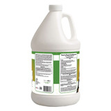 Back view of one-gallon jug of Espree Flea & Tick Shampoo for Dogs and Cats, showcasing product label with directions for use and safety information