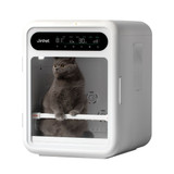 Cat being dried inside Jirpet F1 Pet Dryer Cabin