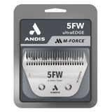 Front view of Andis Wide 5F M-Force Blade in packaging
