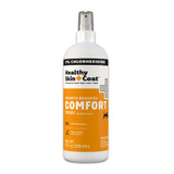 Front view of an 8 oz bottle of Healthy Skin + Coat Advanced Medicated Comfort Spray