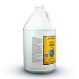 Left side view of a gallon jug of earthbath® Dirty Dog Shampoo