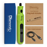 Diamondg Micro Nail Grinder shown with included accessories