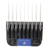 Aerial view of Wahl Stainless Steel Attachment Guide Comb #3, 3/8"