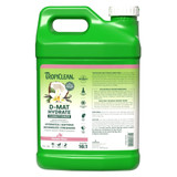 Front view of a 2.5 gallon jug of Tropiclean Vanilla Bean D-Mat Hydrate & Shine Conditioner