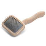 Aerial angled view of Chris Christensen Mark I Extra Small Slicker Brush, 12 mm