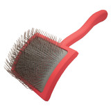 Aerial angled view of Chris Christensen Big G Large Coral Slicker Brush, 27 mm