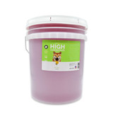 5 gallon pail of Bark2Basics High Concentrate Shampoo, showcasing product label with ingredients and description