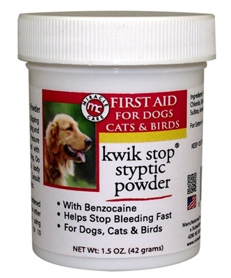 Miracle Care KwikStop Styptic Powder, 1.5 oz.