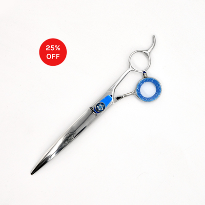 Moone Tsai, Quixote Rocinate, Dyer 3本セット Monk Blue 46 Tooth Thinning Shear, 7.5 inch | Groomer's Choice