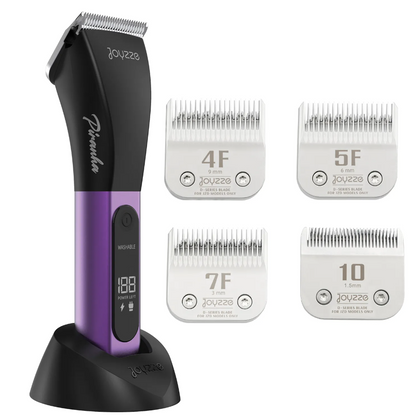 Joyzze Piranha Cordless Clipper Bundle Gold | Groomer's Choice