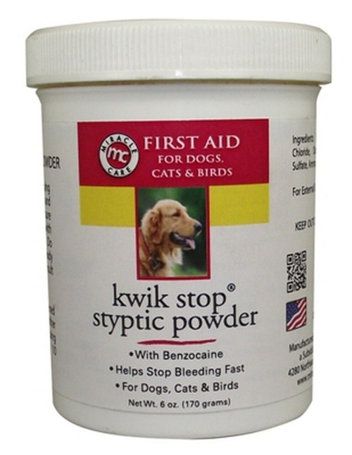 Miracle Care Kwik-Stop Styptic Powder  6 oz.
