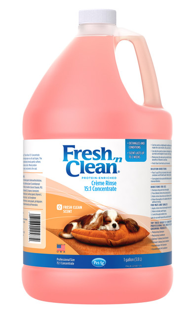 Fresh 'N Clean Fresh Scent Creame Rinse for Dogs, 1 Gallon, 15:1