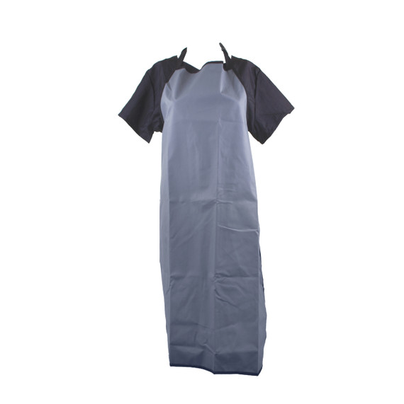 EZ Care Rubberized Grooming Apron, Grey
