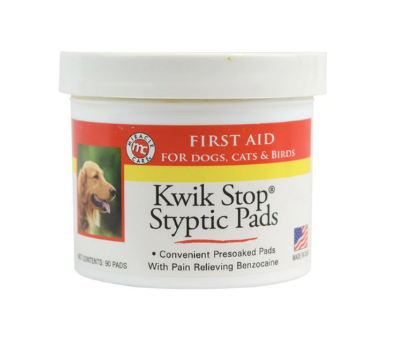 Miracle Care Kwik-Stop Styptic Pads 90 Count