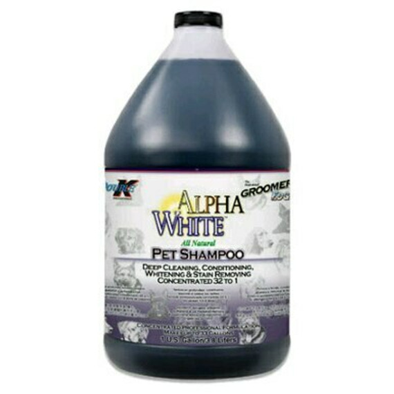Groomer's Edge Alpha White Shampoo, 1 Gallon