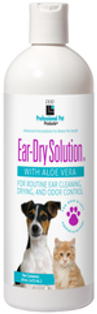 Professional Pet Products Ear Dry Solution, 16 oz