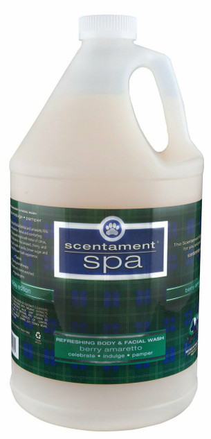 Best Shot Scentament Spa Body and Face Wash, Berry Amaretto, 1 Gallon