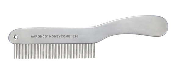 Aaronco Aluminum Honeycomb Medium for Short Hair, 8 inch