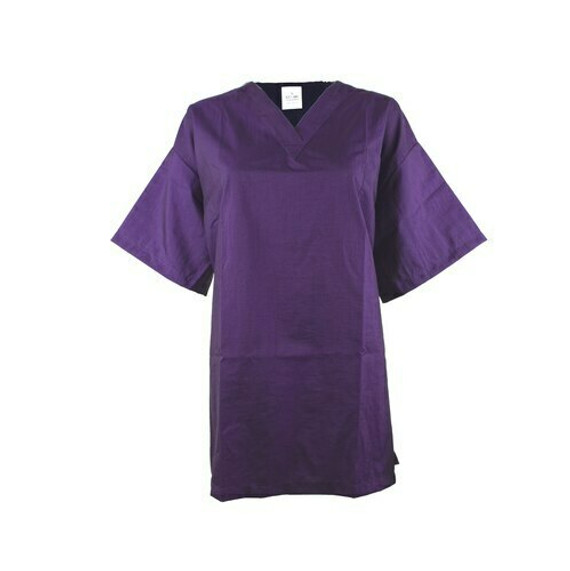 EZ Care V-Neck Grooming Top, Plum