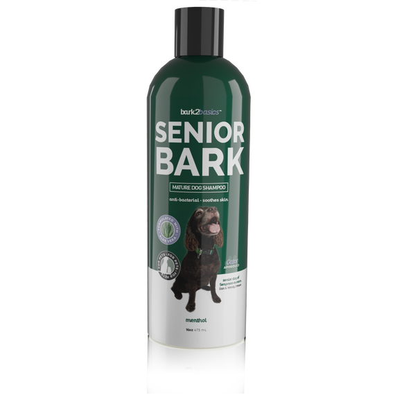 Bark2Basics Senior Bark Shampoo for old age senior dogs