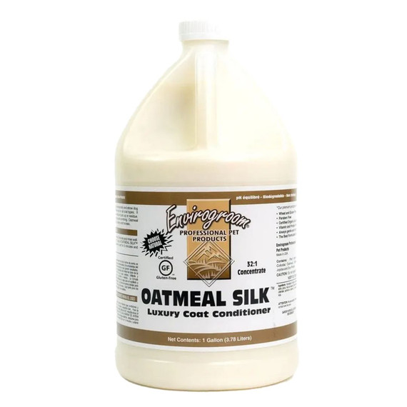 1 gallon jug of Envirogroom Oatmeal Silk 32:1 Luxury Coat Conditioner