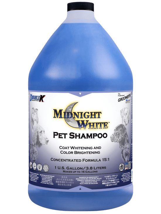 Groomer's Edge Midnight White Shampoo, 1 Gallon