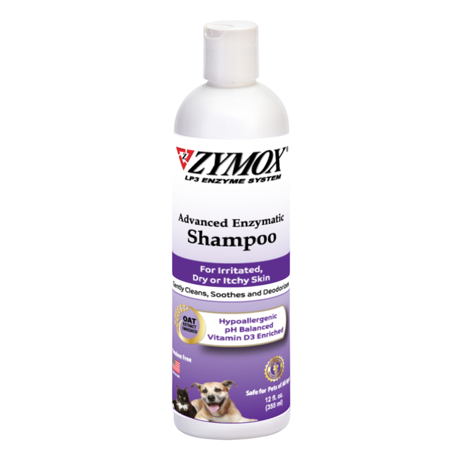Zymox Dog Shampoo with Vitamin D3, 12 oz