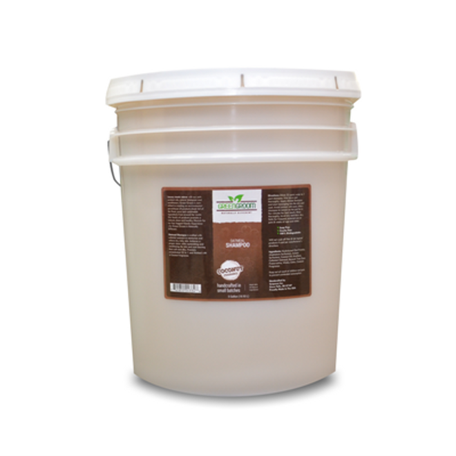 Green Groom Oatmeal Dog Shampoo, 5 Gallon Pail