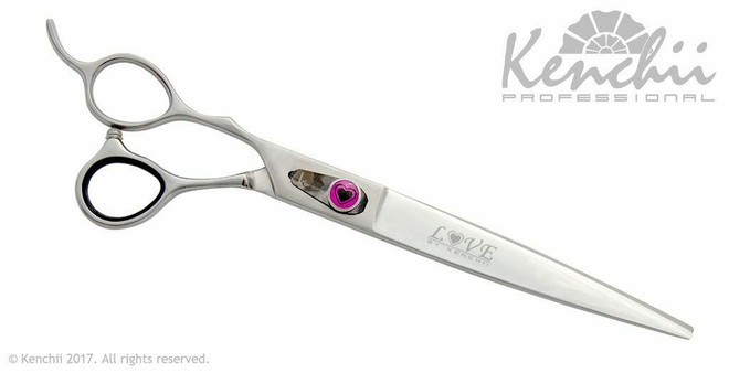 Kenchii Love Shears, Straight, 8 Inch, Left Handed