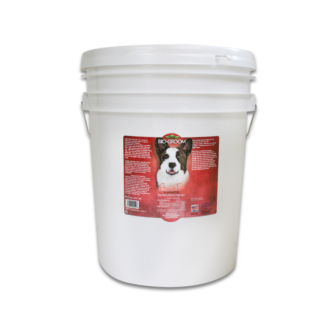 Bio-Groom Flea & Tick Conditioning Dog & Cat Shampoo, 5 Gallon Pail