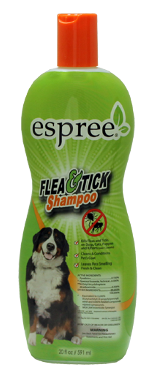 Espree Flea and Tick Dog and Cat Shampoo, 20 oz