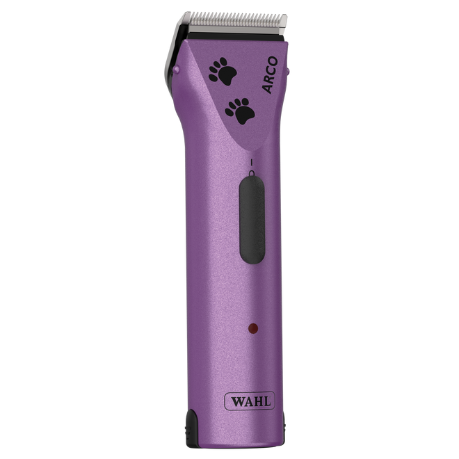 Wahl Arco 5-in-1 Clipper, Purple with Paw Prints