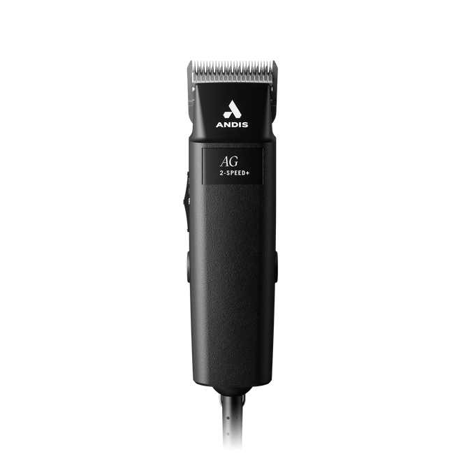Andis AG 2-Speed Detachable Blade Clipper, Black - Front