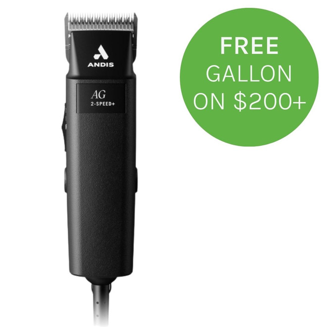 Andis AG 2-Speed Detachable Blade Clipper, Black, with green sale badge