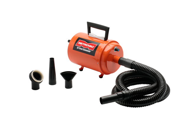 MetroVac Air Force Commander Variable Speed Dryer 4.0 HP, Orange
