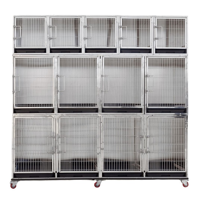 DuraDog 13-Cage Bank (includes Frame with wheels!)