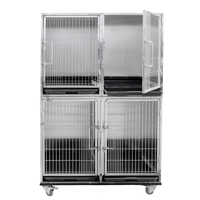 DuraDog 4-Cage Bank (includes Frame with wheels!)