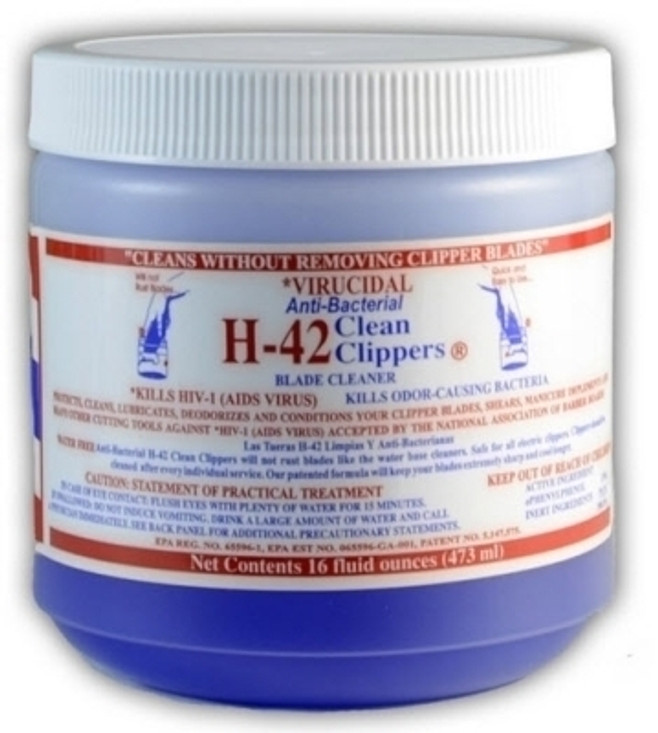 H-42 Clean Clippers Blade Wash (16oz Jar) – Pet-Agree Grooming