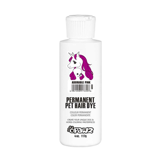 OPAWZ Permanent Pet Hair Dye 4 oz Adorable Pink