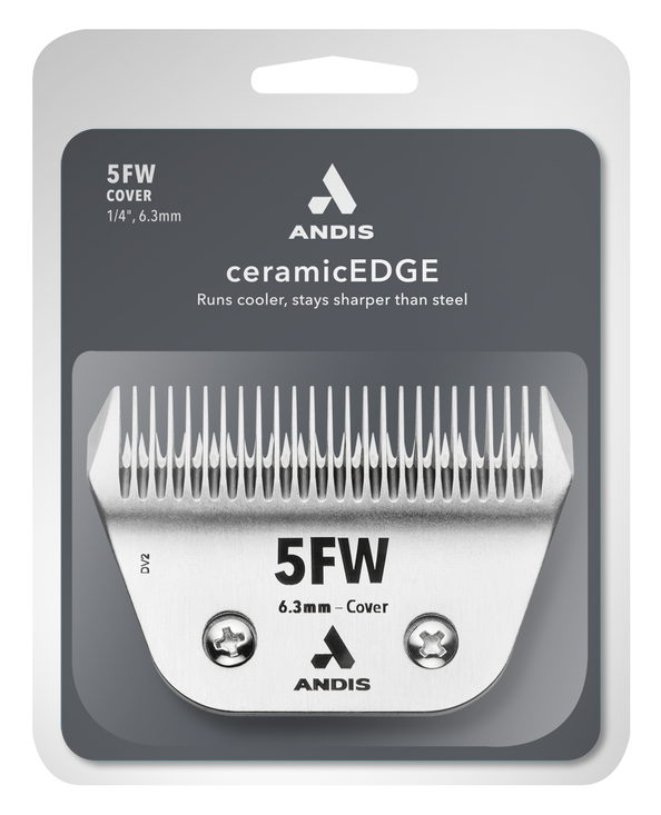Andis Wide #5F Ceramic Blade Packaging