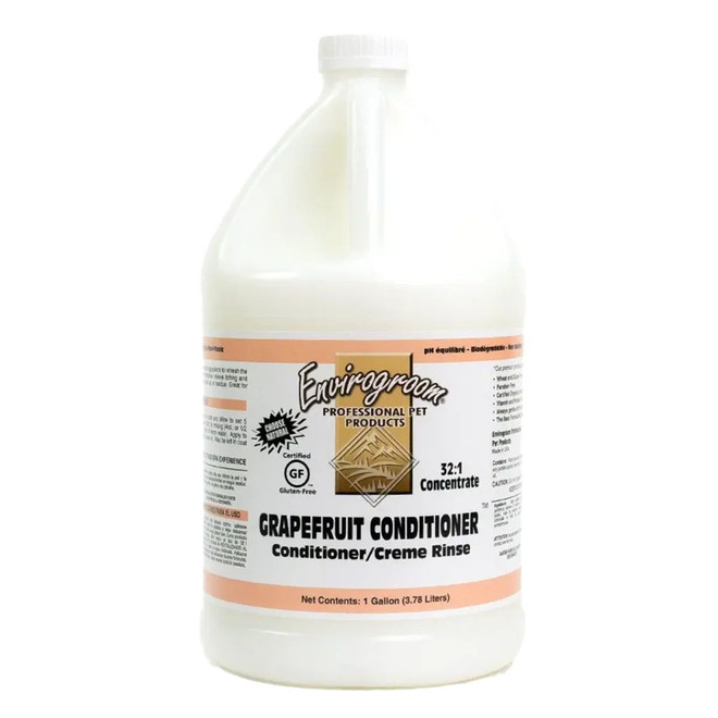 1 gallon jug of Envirogroom Grapefruit 32:1 Conditioner