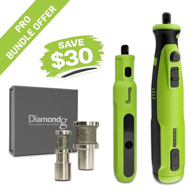 Graphic promoting the Diamondg Pro Bundle, highlighting $30.00 savings