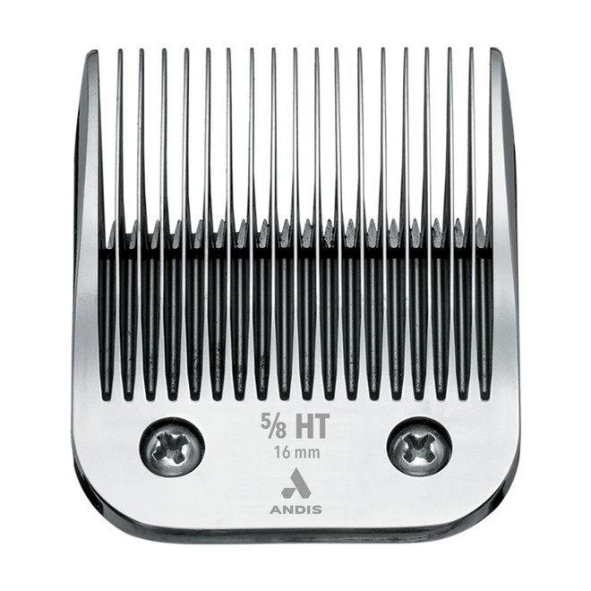 Front view of Andis UltraEdge Clipper Blade, Size 5/8 HT