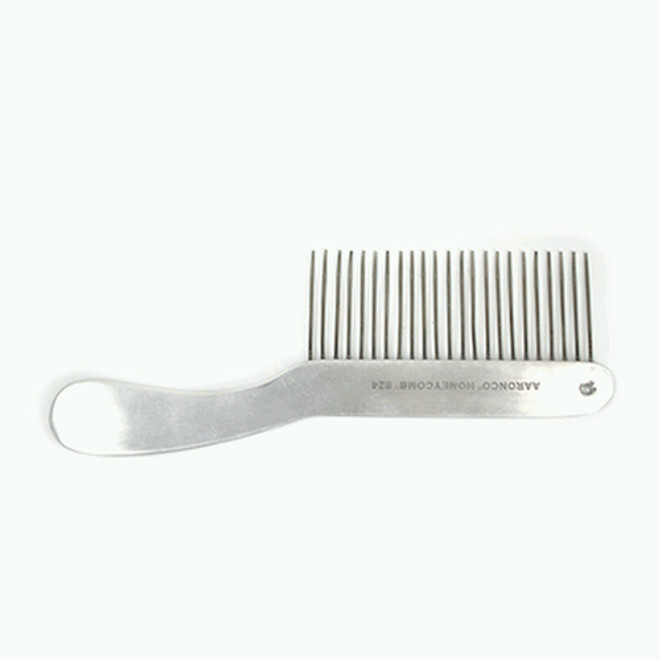 Aaronco Honeycomb Long Hair Aluminum Comb, 8 inch