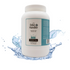 9.5 lb. container of The Odor Handler by The Coat Handler, emerging from a splash of clear water