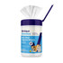Vetnique Glandex Rear-End Hygiene Wipes 75-count container with wipe exposed