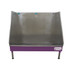 Groomer's Best Walk-In Tub 24" x 48", Left Drain Purple