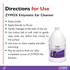 Zymox Ear Cleanser for Dogs, 1 Gallon - Directions for Use Graphic