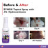 Zymox Topical Spray, 0.5% Hydrocortisone, 2 oz - Before and After Graphic