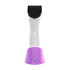 Kenchii Flash 5 Digital Cordless Clipper, Purple, on charging dock back view